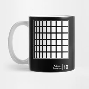 Oversteps - Autechre - Minimal Graphic Artwork Design Mug